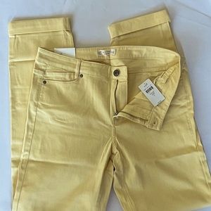 J. Jill Slim Boyfriend Straight Leg Jeans Sunlight 10T NWT